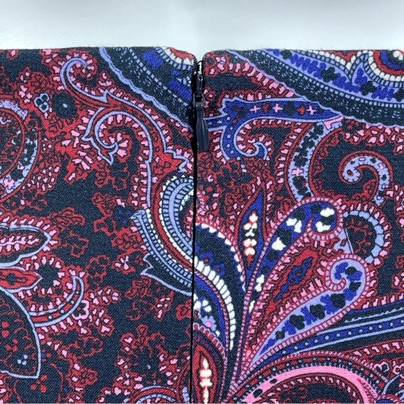 Talbots Paisley Pencil Skirt size 10 - Picture 10 of 11
